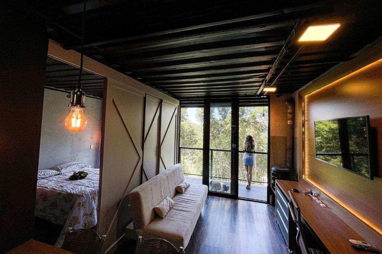 Casa Container Figo Em Meio A Natureza Na Serra Gaucha Флорис-да-Кунья Экстерьер фото